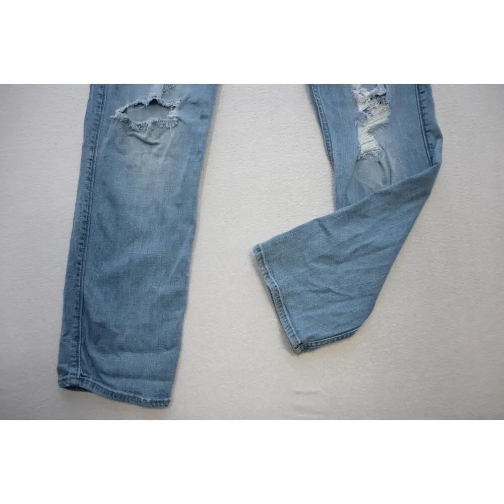 Hollister California Slim Straight Stretch Zip Fly Blue‎ Jeans Mens 31 x 32
